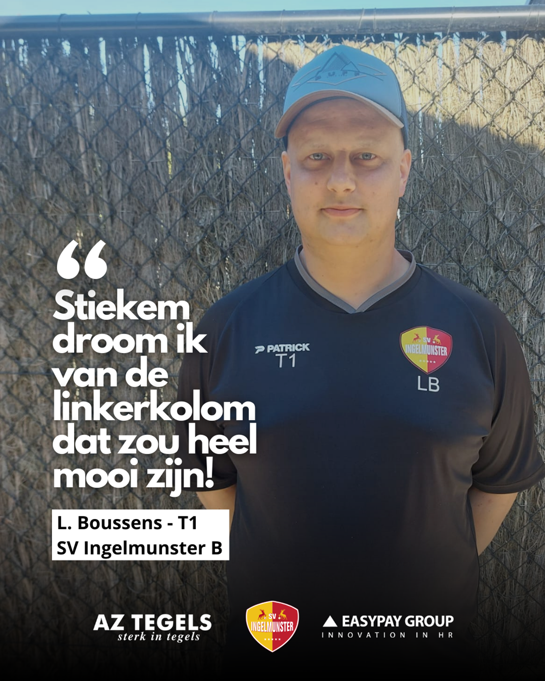 T1 van SV Ingelmunster B, Louis Boussen aan het woord: